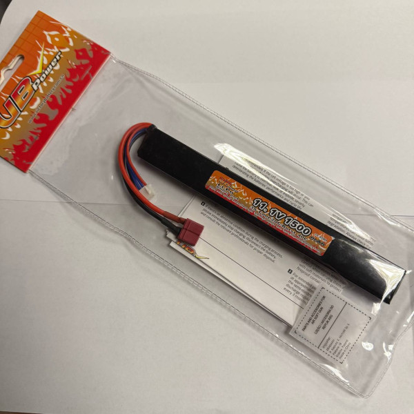 Battery Li-Po 1500mAh 11,1V 20|40C - T-connect (VBpower)